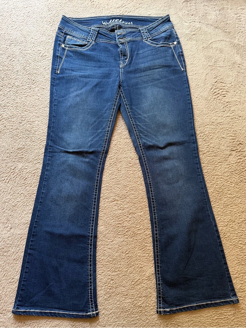 Wallflower Indigo Flared Jeans